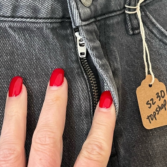 Topshop Gray Ankle & Cropped Jeans- Size 30 - Picture 5 of 12